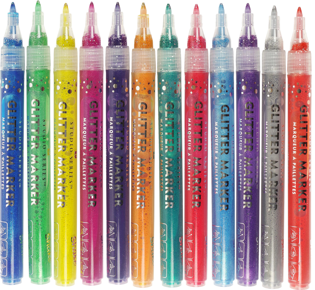 STUDIO SERIES GLITTER MARKER SET