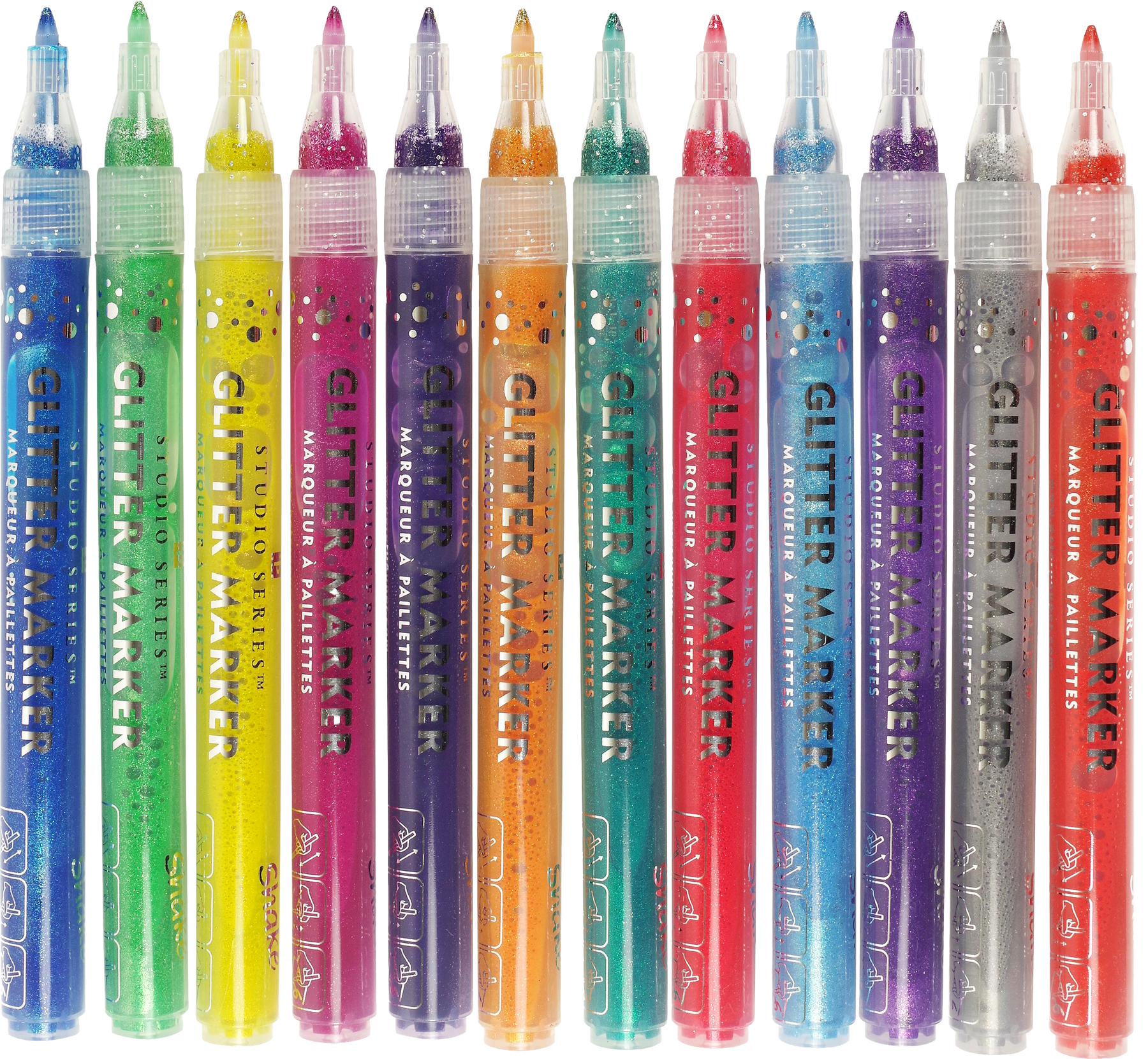 STUDIO SERIES GLITTER MARKER SET