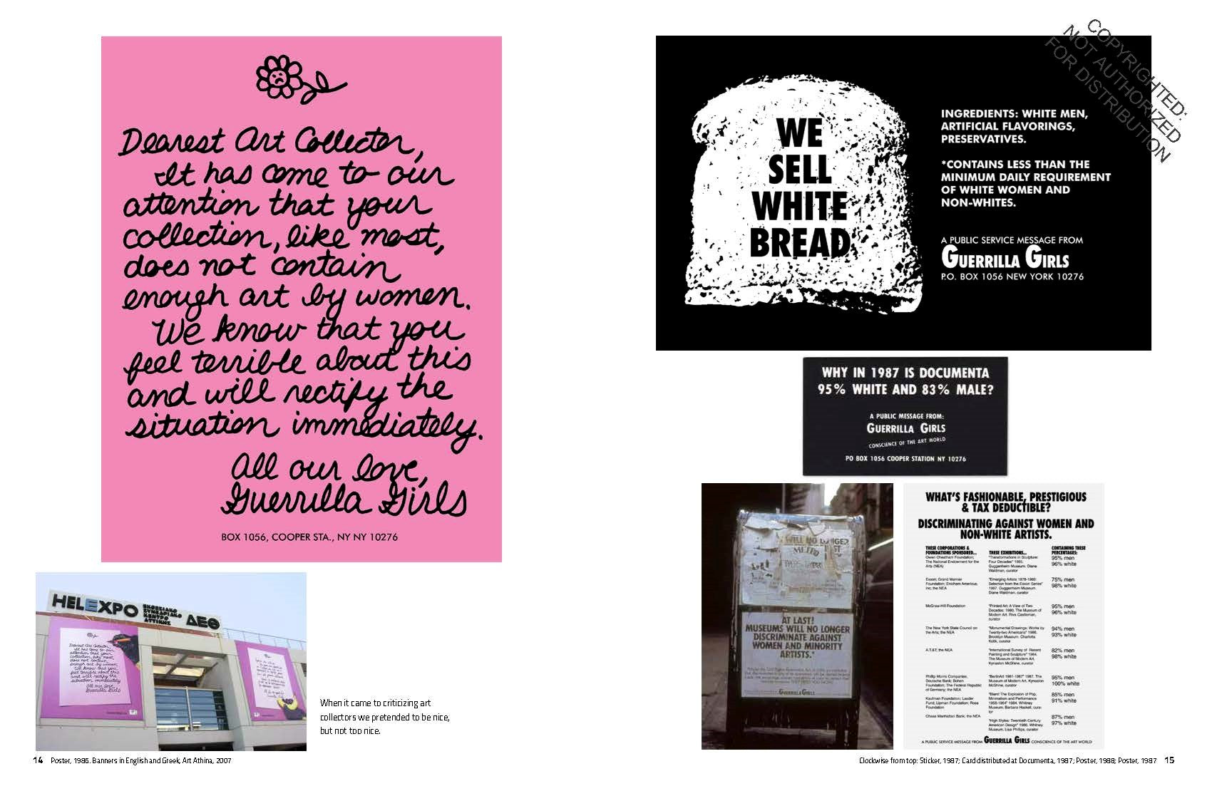 GUERRILLA GIRLS: THE ART OF BEHAVING BADLY