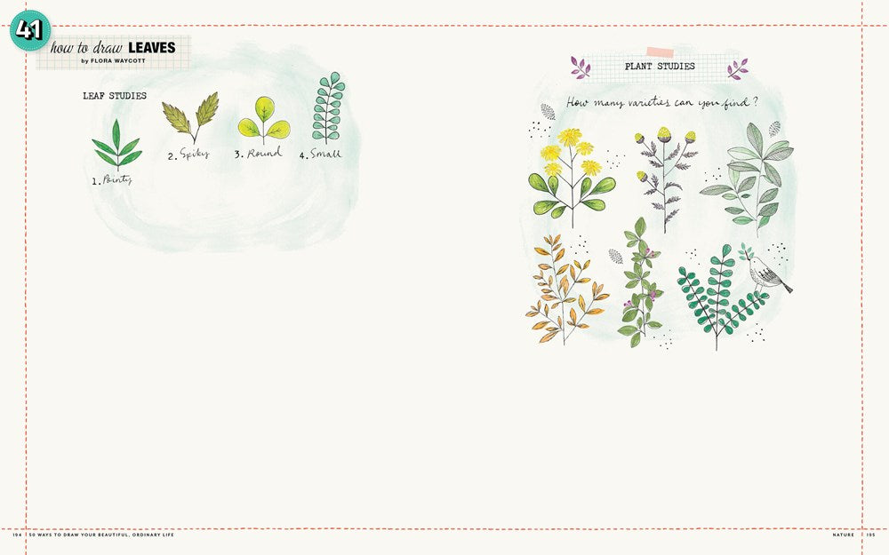 50 WAYS TO DRAW YOUR BEAUTIFUL, ORDINARY LIFE