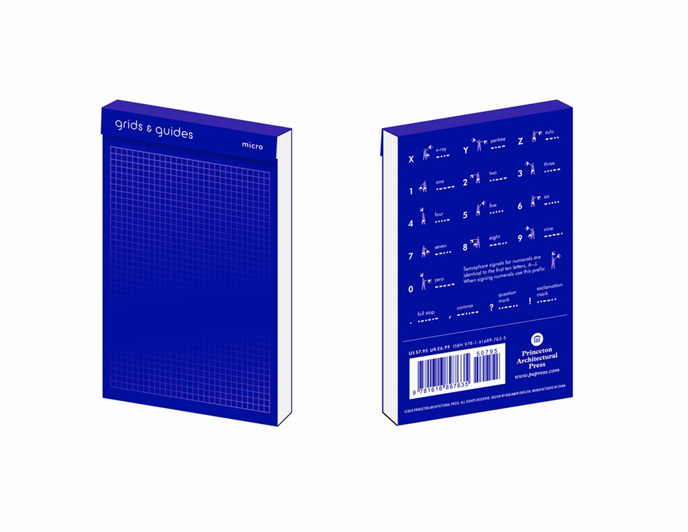 GRIDS & GUIDES: A POCKET-SIZED NOTEBOOK (MICRO BLUE)