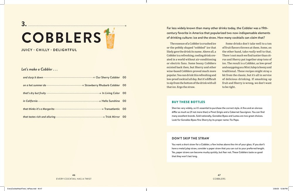 EVERY COCKTAIL HAS A TWIST