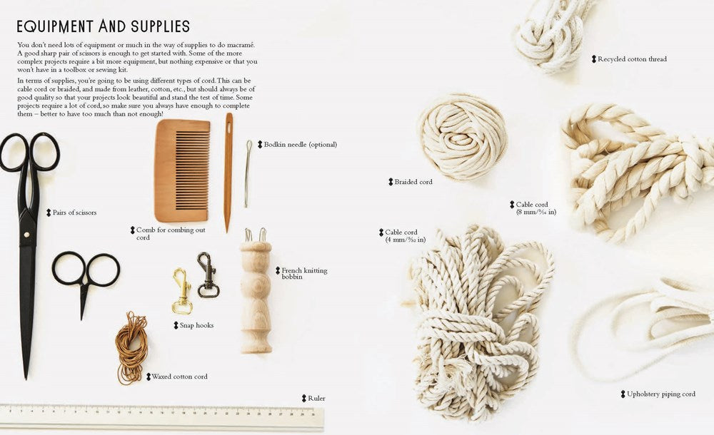 MACRAME: 25 SUPER SIMPLE PROJECTS FOR YOUR HOME