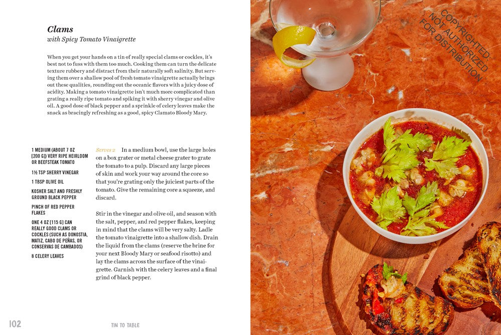 TIN TO TABLE: FANCY, SNACKY RECIPES FOR TIN-THUSIASTS AND A-FISH-IONADOS