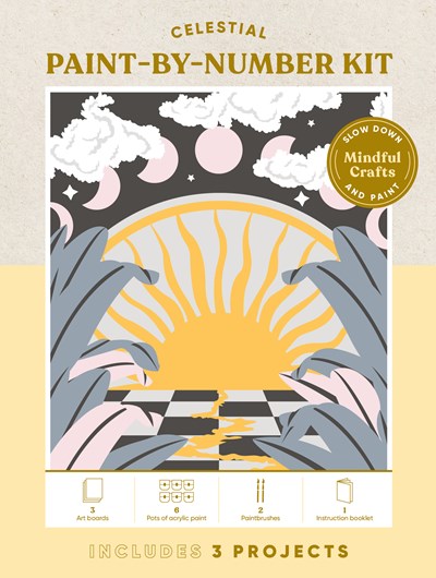 MINDFUL CRAFTS: CELESTIAL PAINT BY NUMBER KIT