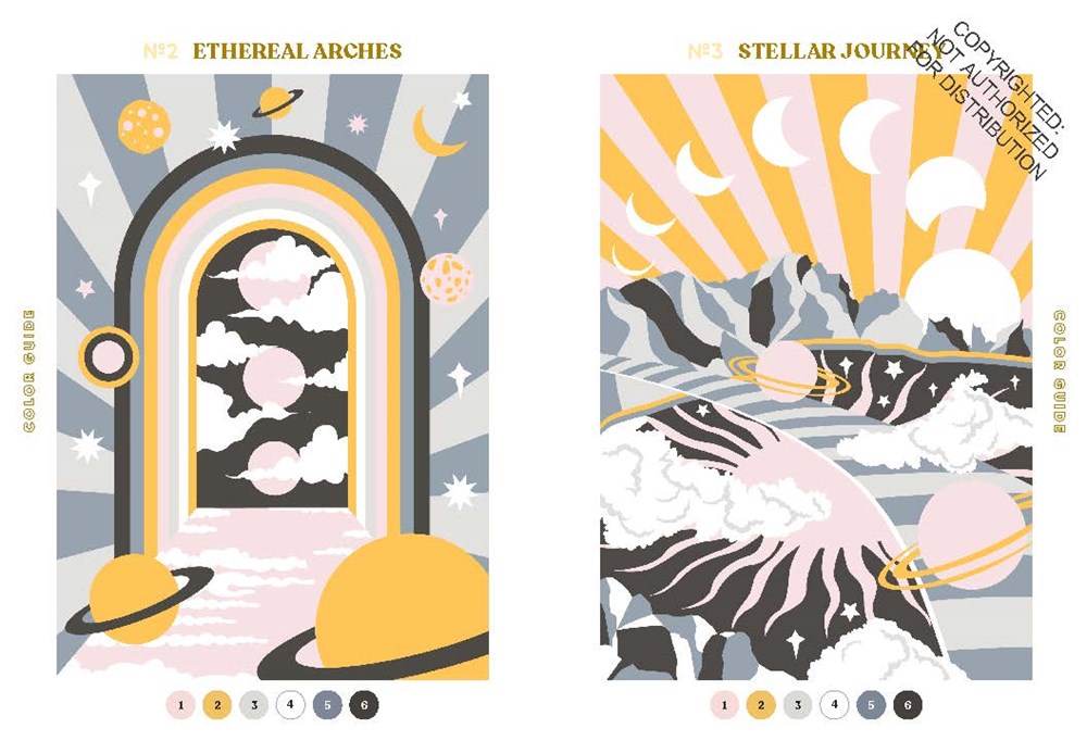 MINDFUL CRAFTS: CELESTIAL PAINT BY NUMBER KIT