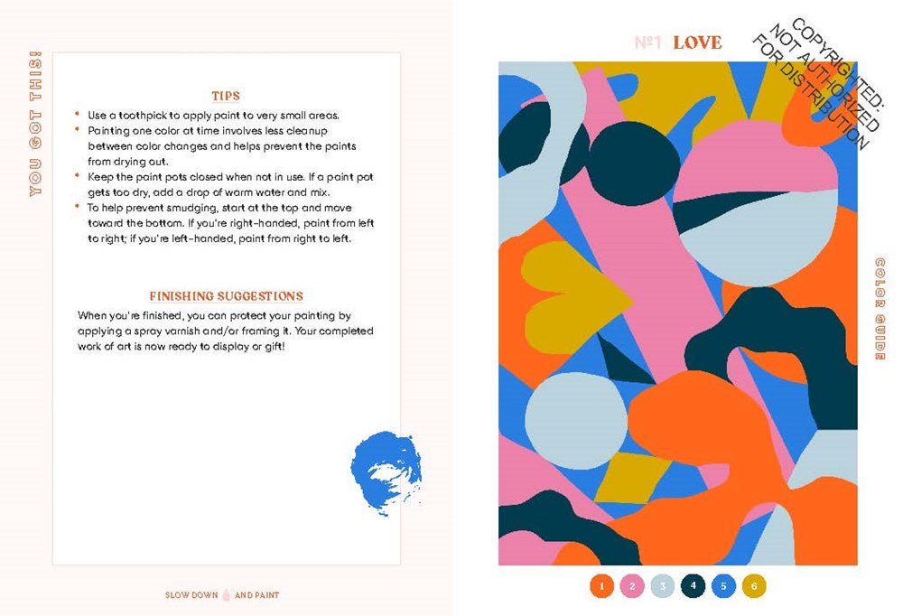 MINDFUL CRAFTS GEOMETRIC PAINT BY NUMBER KIT