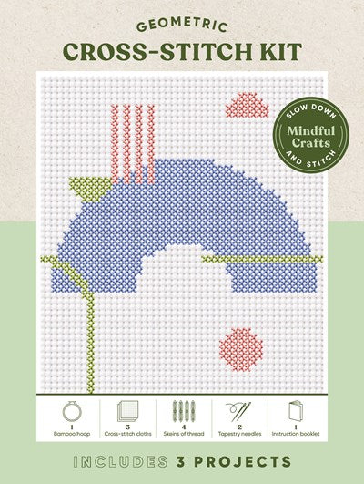 MINDFUL CRAFTS GEOMETRIC CROSS STITCH KIT