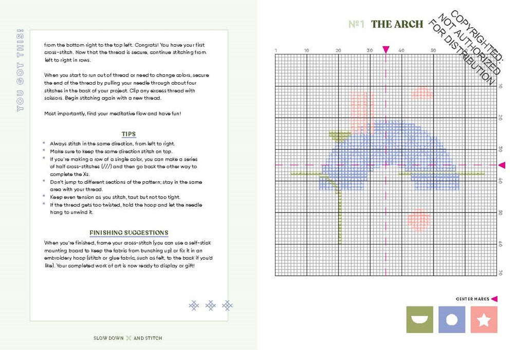 MINDFUL CRAFTS GEOMETRIC CROSS STITCH KIT
