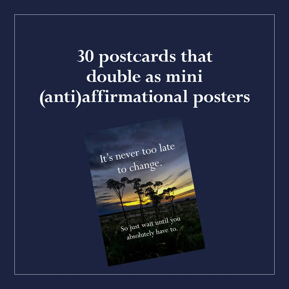 DISAPPOINTING AFFIRMATIONS POSTCARD SET