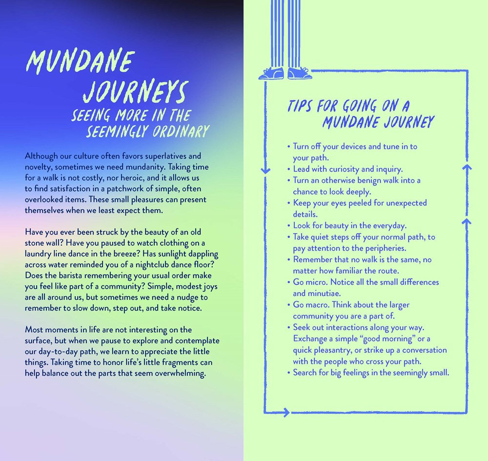 WALK & WONDER: A JOURNAL TO SPARK CURIOSITY WITH EVERY STEP