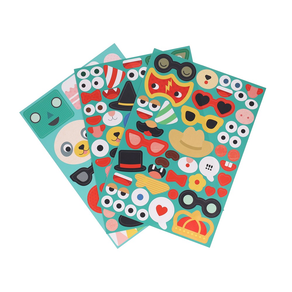 STICKER ACTIVITY SET: FUNNY FACES