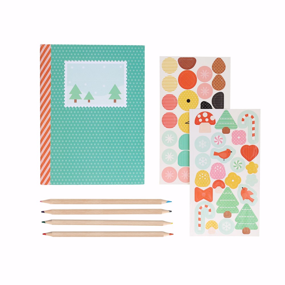 CRAFT KIT FESTIVE PALS STATIONERY (PETITE COLLAGE)