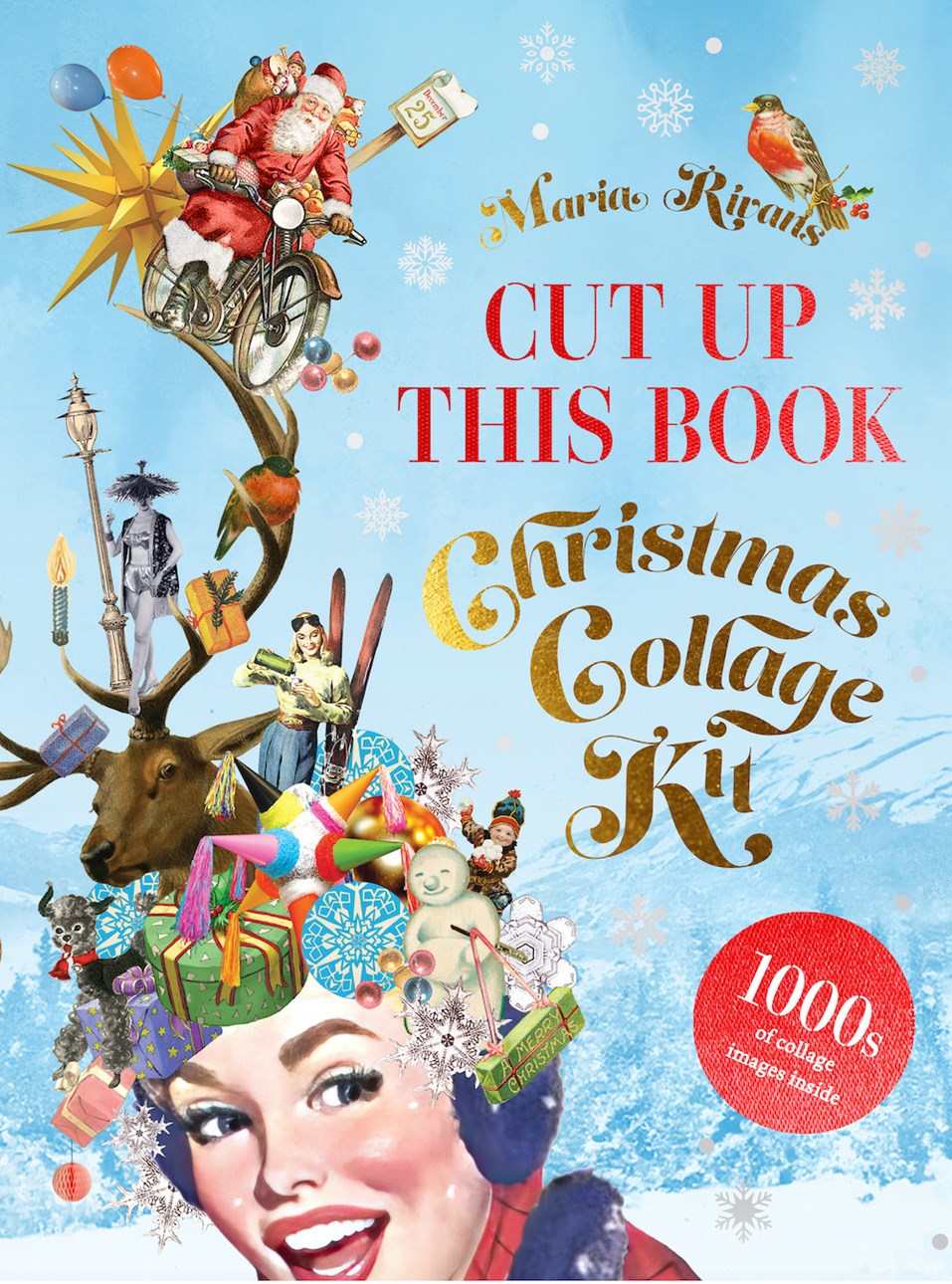 CUT UP THIS BOOK: CHRISTMAS COLLAGE KIT