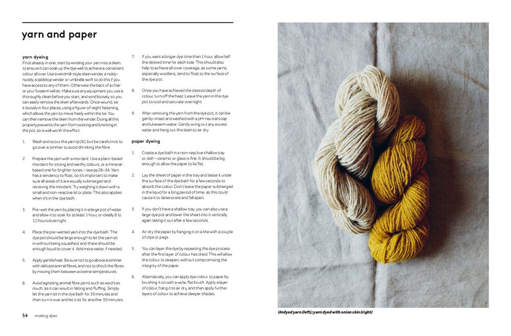 BOTANICAL DYES
