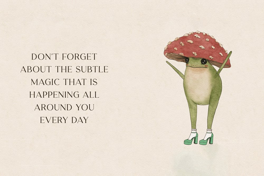 THE LITTLE FROG'S GUIDE TO SELF CARE: AFFIRMATIONS, SELF-LOVE AND LIFE LESSONS ACCORDING TO THE INTERNET'S BELOVED MUSHROOM FROG