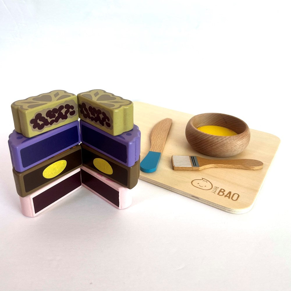 BITTY BAO WOODEN MOONCAKE TOY SET