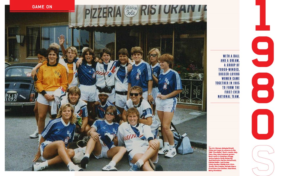 PRIDE OF A NATION: A CELEBRATION OF THE U.S. WOMEN'S NATIONAL SOCCER TEAM
