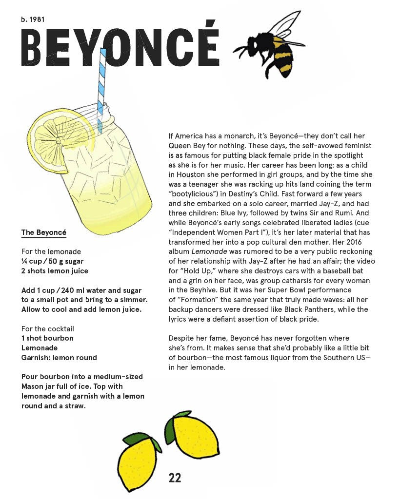 FREE THE TIPPLE: KICKASS COCKTAILS INSPIRED BY ICONIC WOMEN