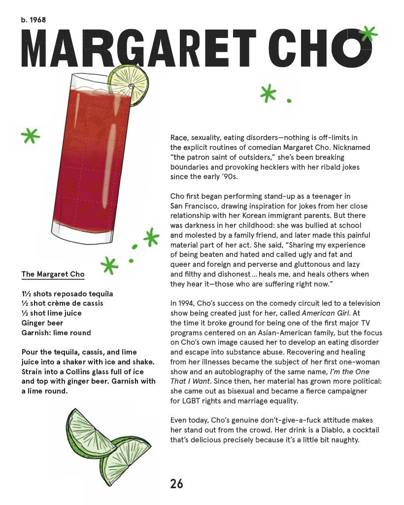 FREE THE TIPPLE: KICKASS COCKTAILS INSPIRED BY ICONIC WOMEN