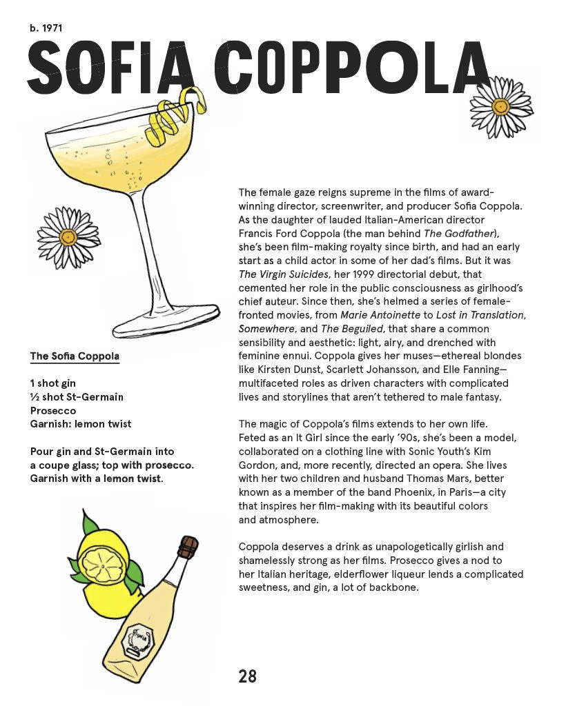 FREE THE TIPPLE: KICKASS COCKTAILS INSPIRED BY ICONIC WOMEN