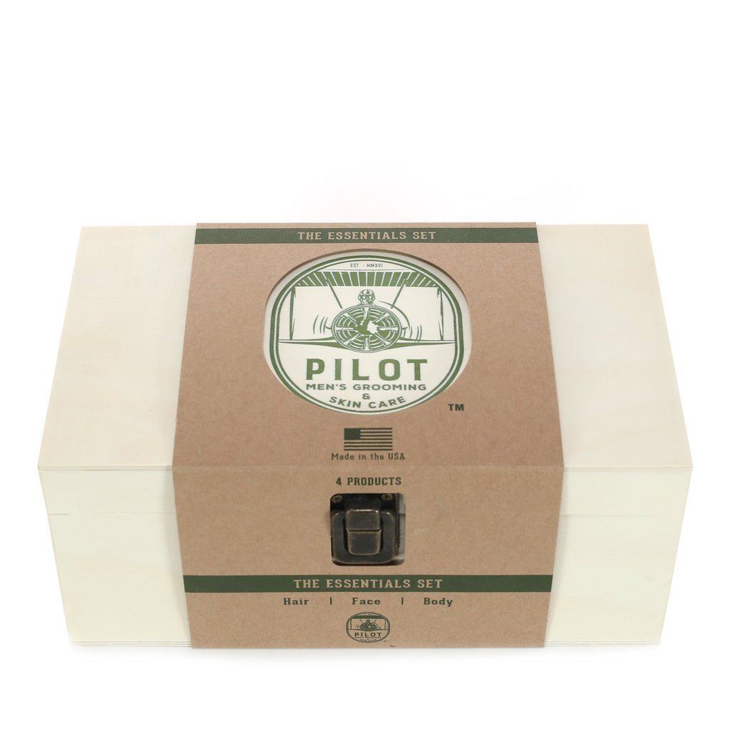 PILOT MEN'S GROOMING AND SKIN CARE ESSENTIAL SET