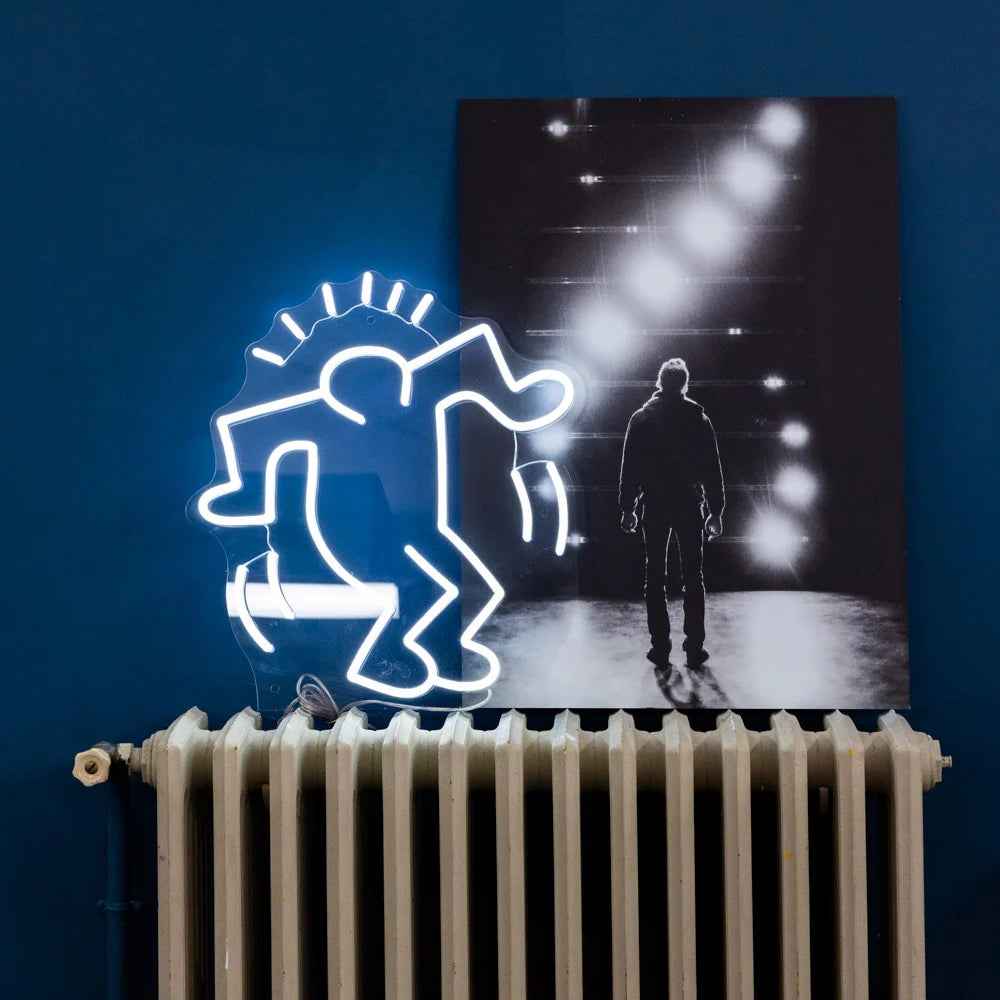 DANCING MAN, KEITH HARING NEON LIGHT
