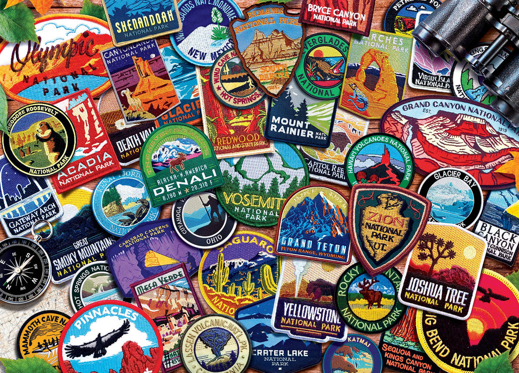 NATIONAL PARKS PATCHES PUZZLE (1000 PIECES)