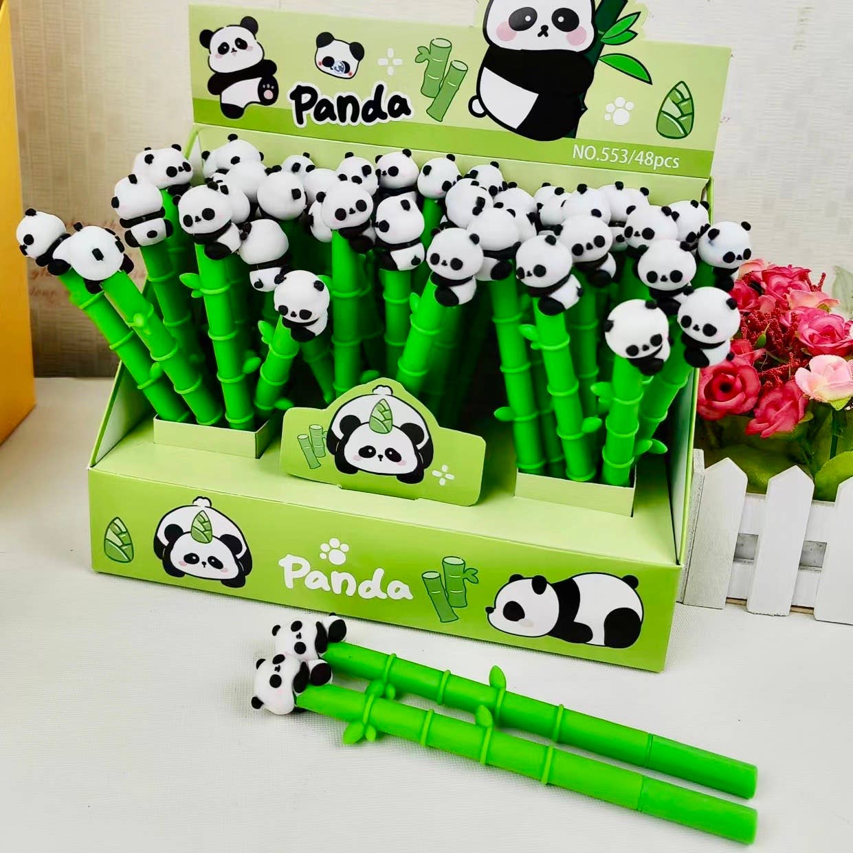 PANDA BAMBOO GEL PEN