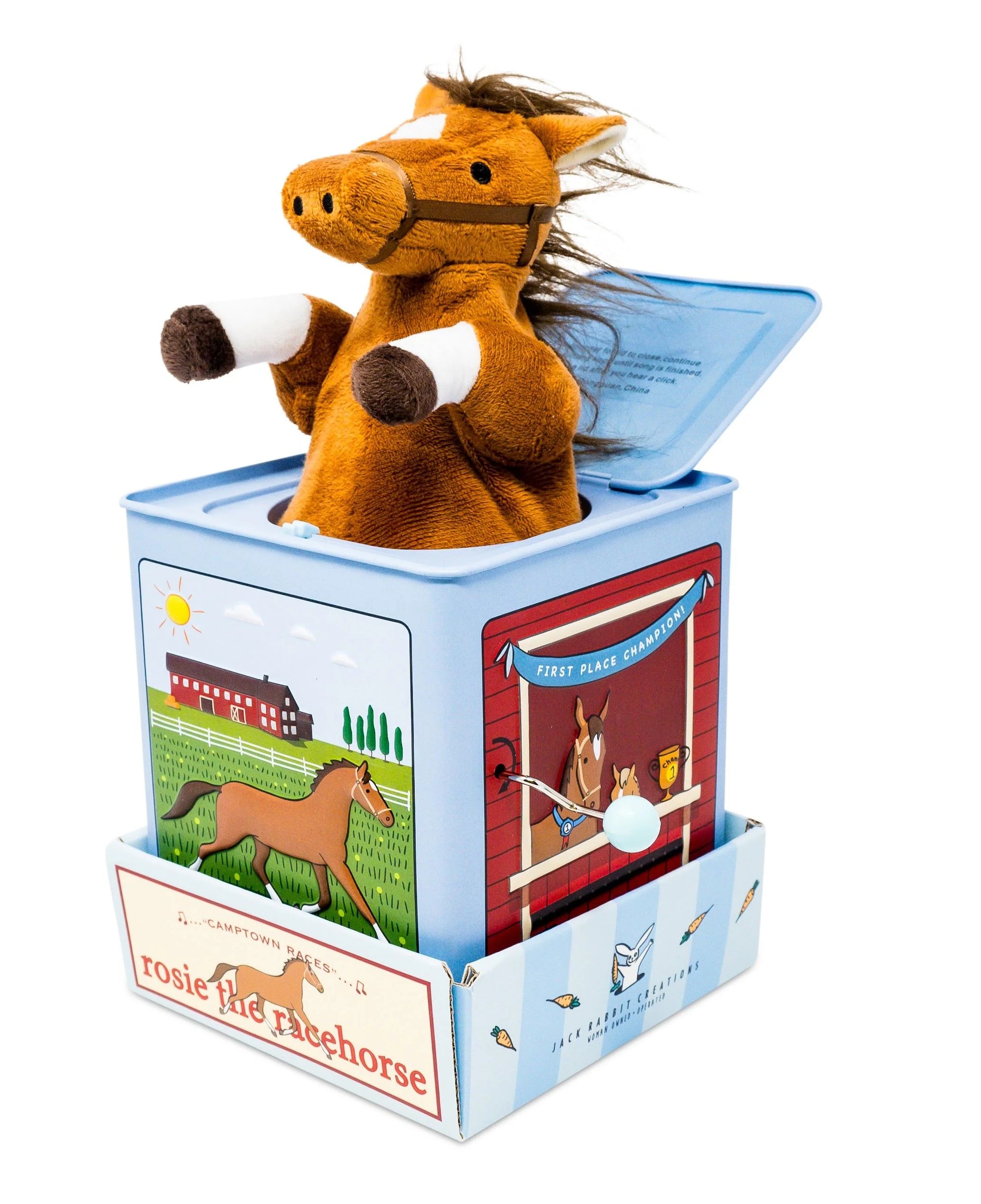 ROSIE THE RACEHORSE JACK-IN-THE-BOX