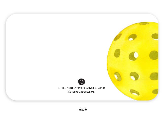 PICKLEBALL LITTLE NOTES