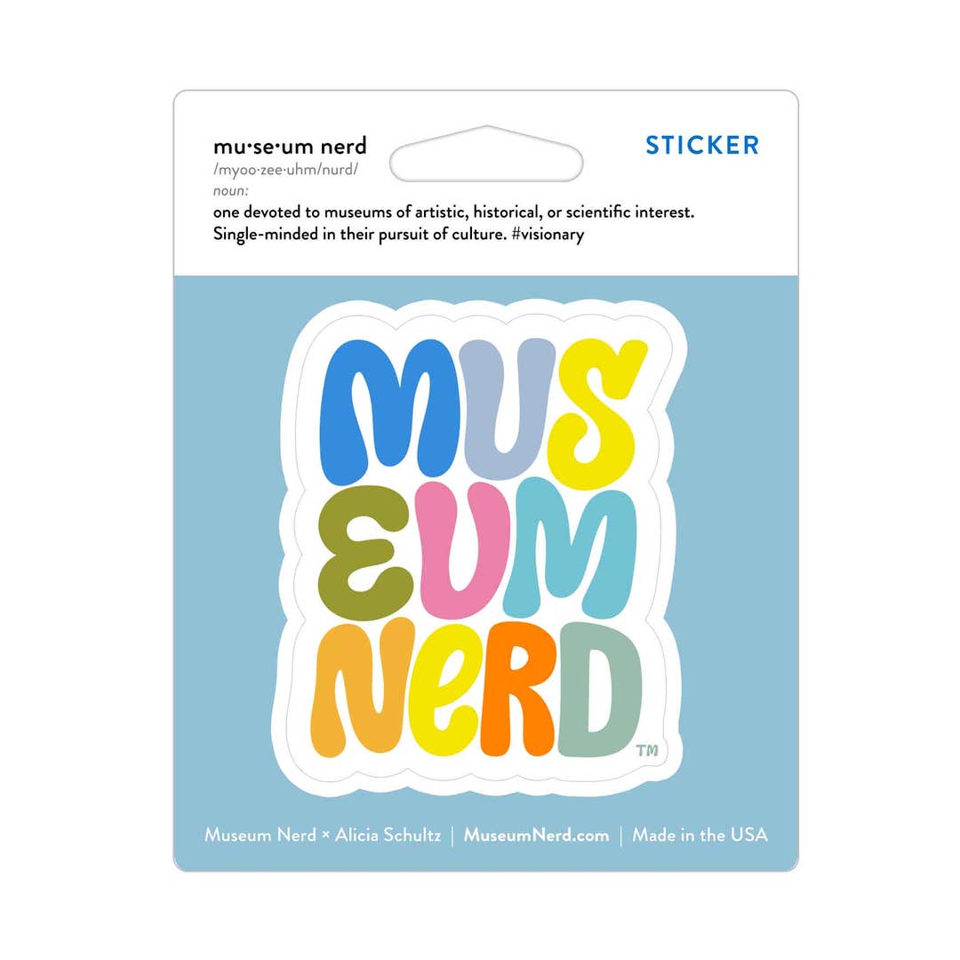 MUSEUM NERD X ALICIA SCHULTZ STICKER