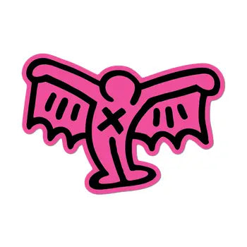 PINK POP SHOP DEVIL BY KEITH HARING STICKER