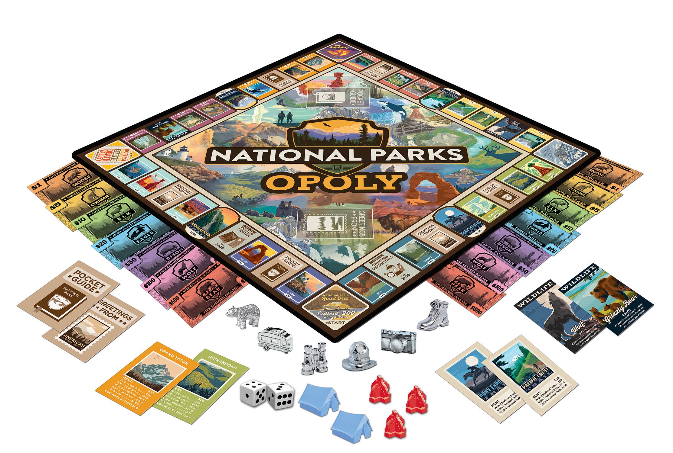 NATIONAL PARKS-OPOLY GAME