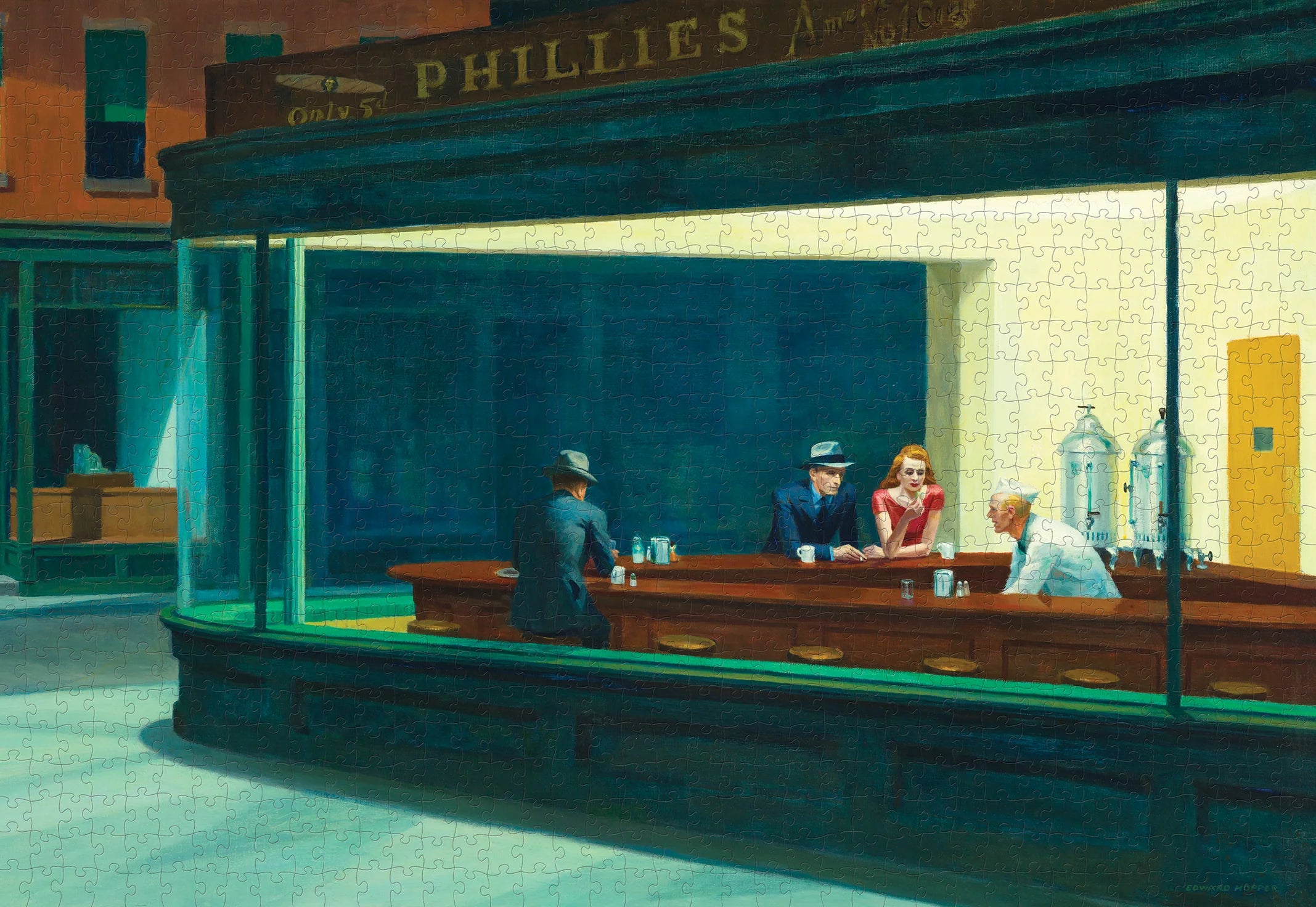 EDWARD HOPPER: NIGHTHAWKS 1,000-PIECE PUZZLE