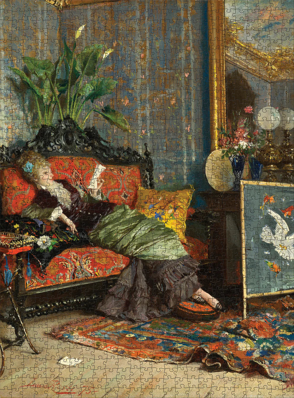 THE READING WOMAN 1,000-PIECE PUZZLE