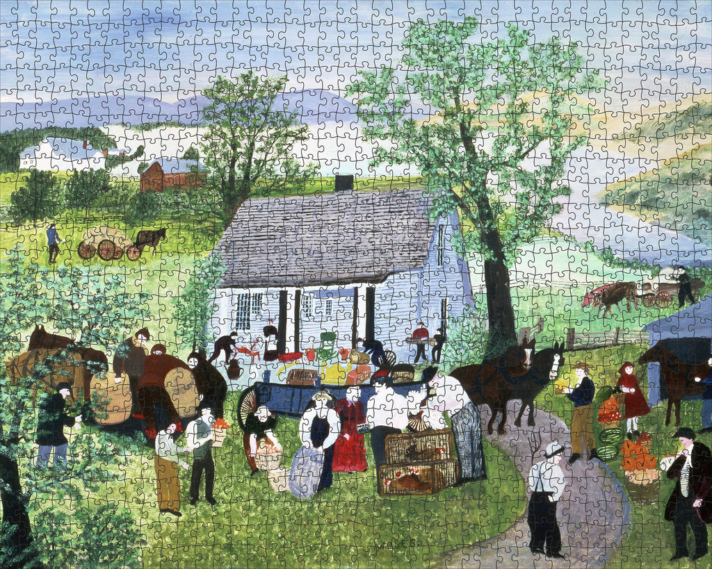 GRANDMA MOSES: MOVING DAY ON THE FARM PUZZLE (1000 PIECES)