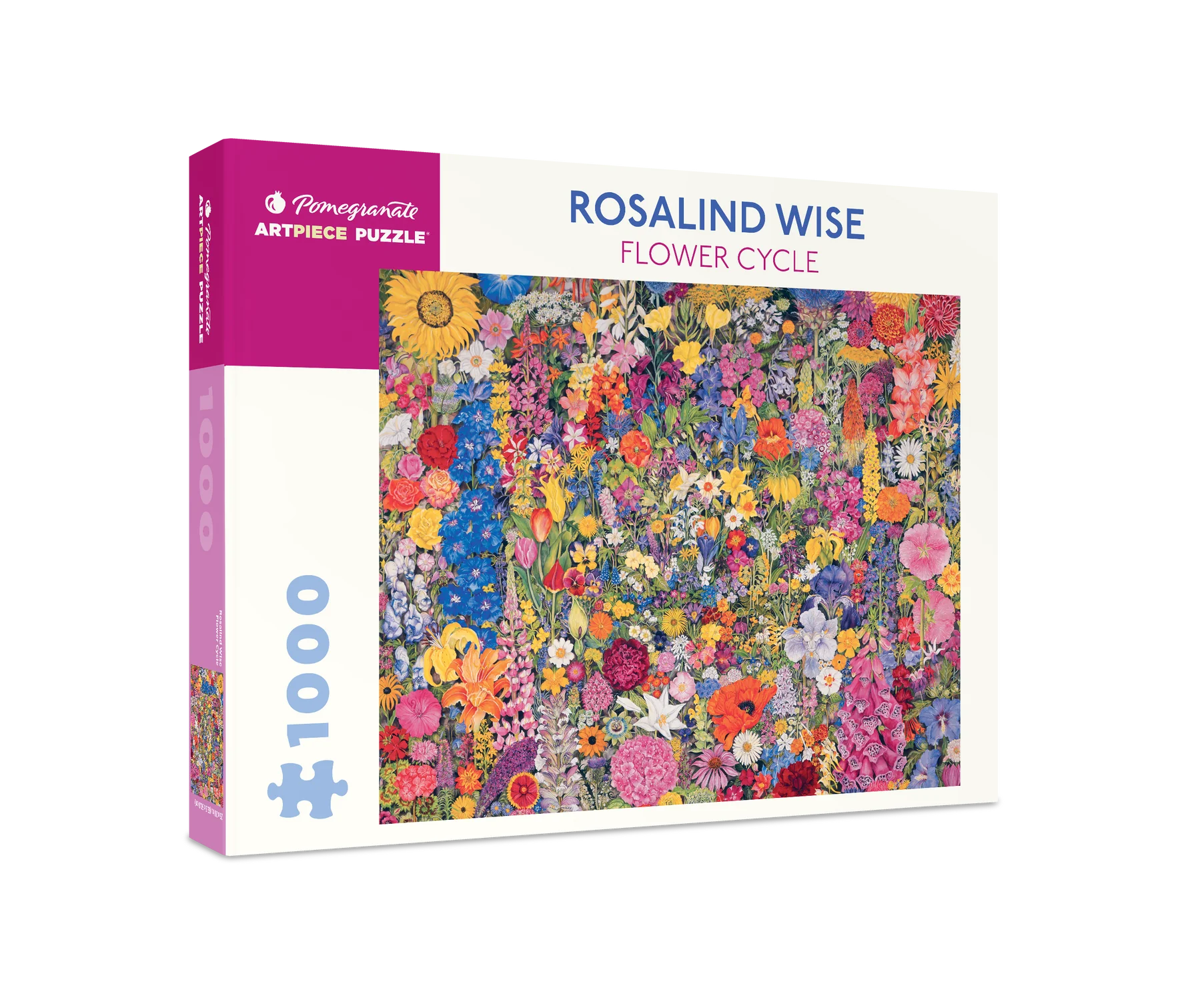 ROSALIND WISE: FLOWER CYCLE 1000-PIECE PUZZLE