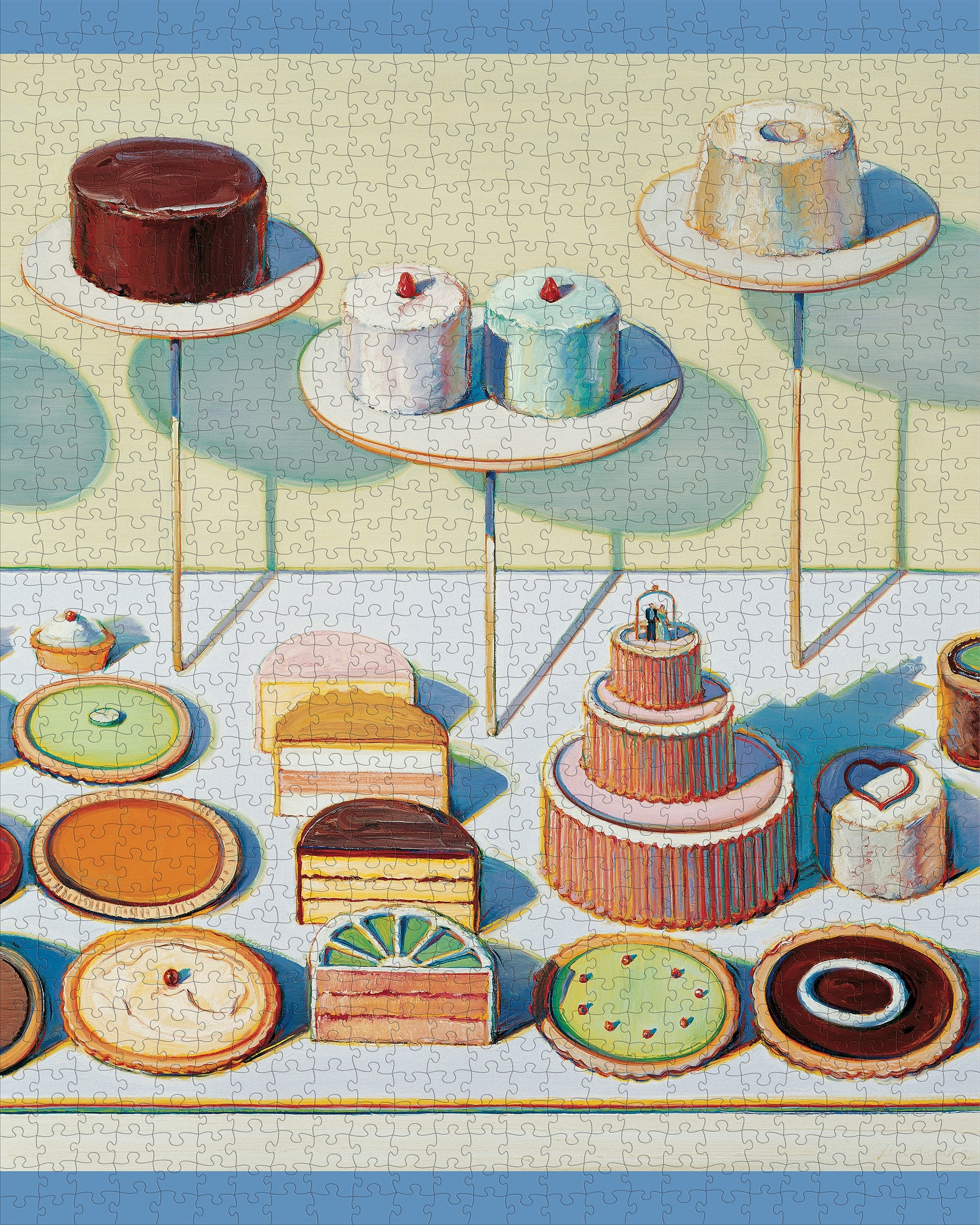 WAYNE THIEBAUD: CAKES & PIES 1,000-PIECE PUZZLE