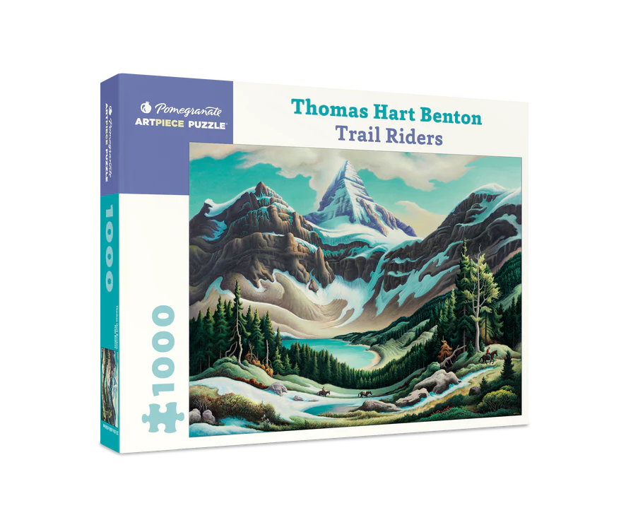 THOMAS HART BENTON: TRAIL RIDERS 1,000-PIECE PUZZLE