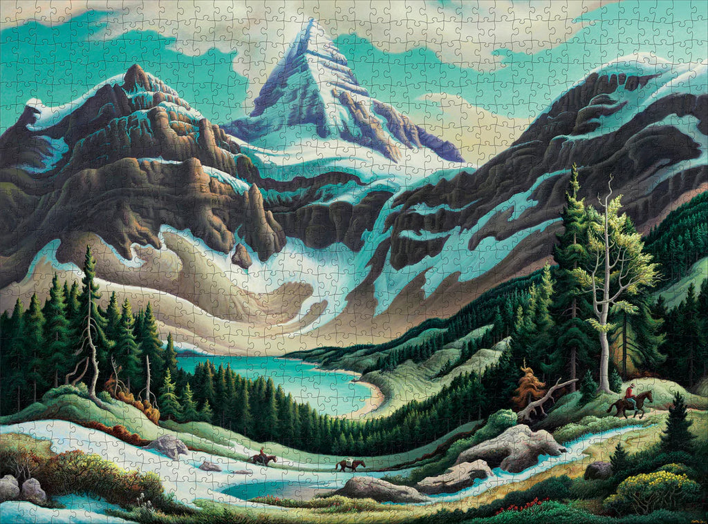 THOMAS HART BENTON: TRAIL RIDERS 1,000-PIECE PUZZLE
