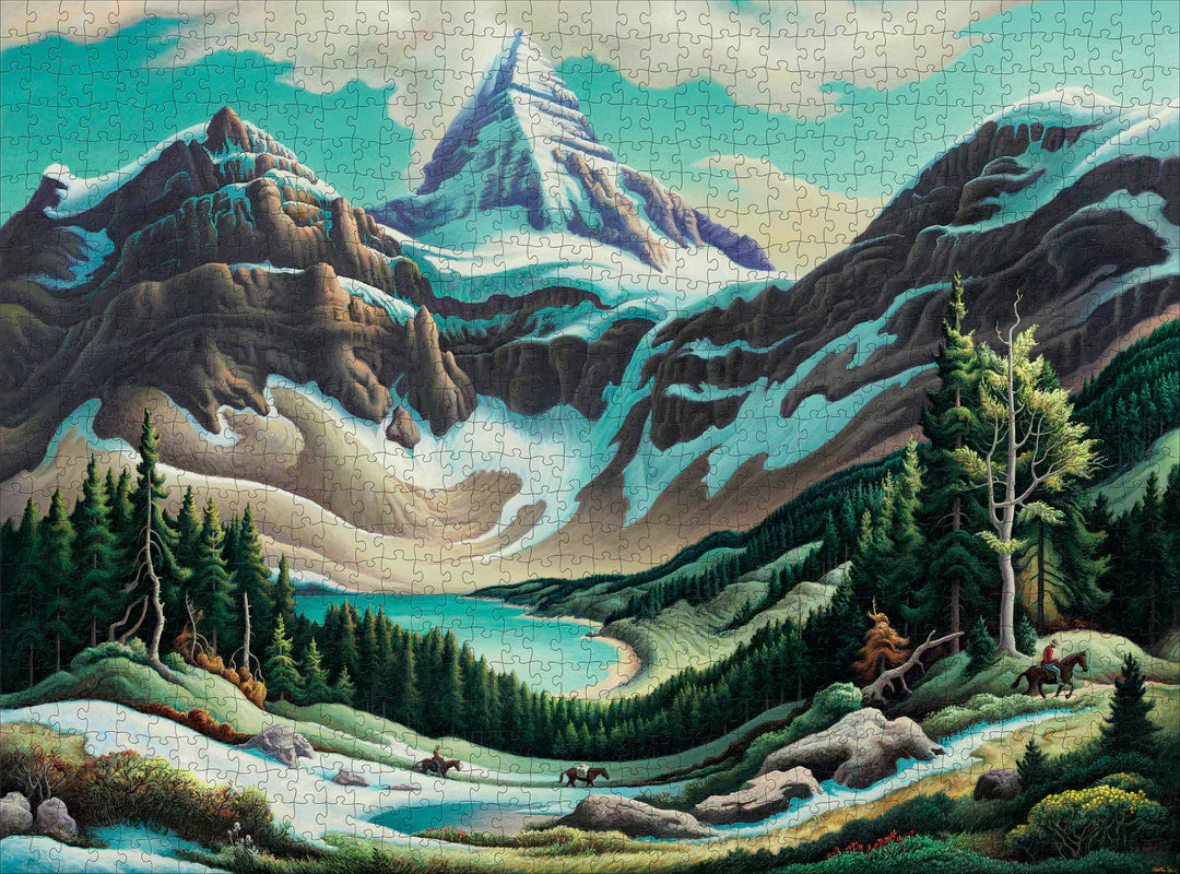 THOMAS HART BENTON: TRAIL RIDERS 1,000-PIECE PUZZLE