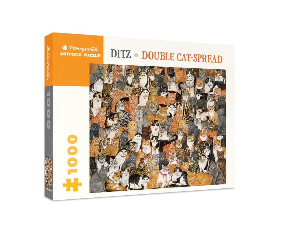 DITZ: DOUBLE CAT-SPREAD: 1,000-PIECE PUZZLE