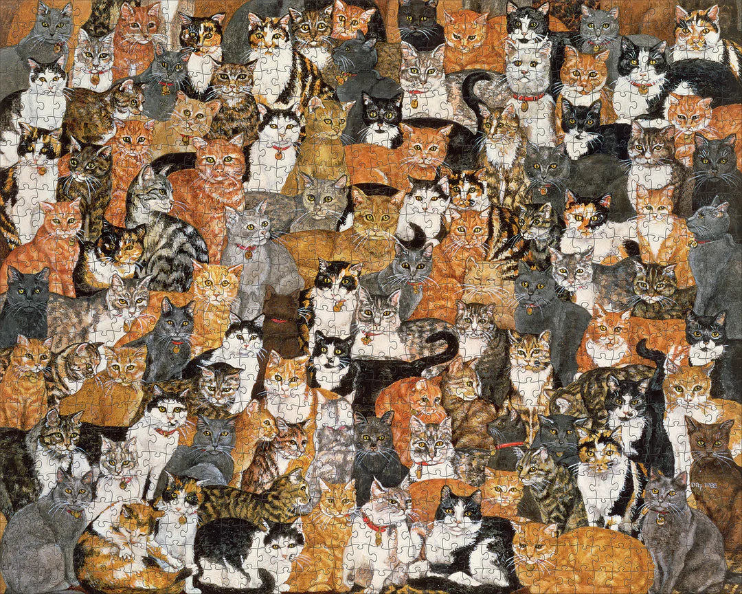 DITZ: DOUBLE CAT-SPREAD: 1,000-PIECE PUZZLE