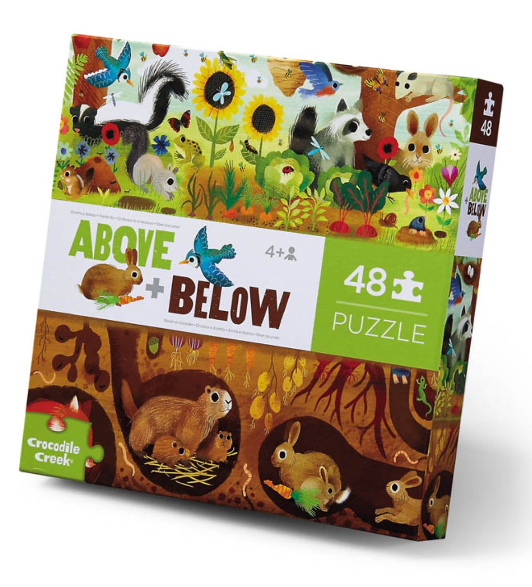 ABOVE & BELOW/BACKYARD DISCOVERY 48 PC PUZZLE