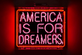 AMERICA IS FOR DREAMERS POSTCARD