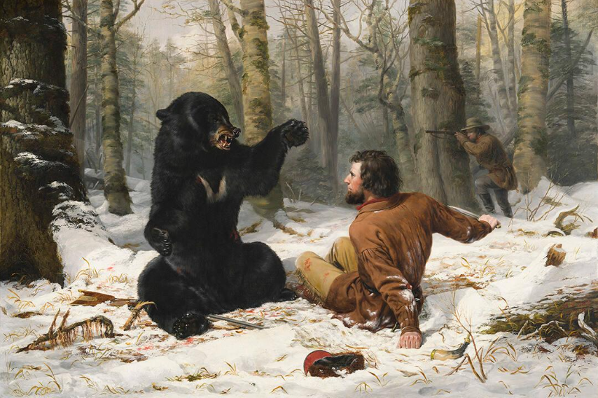 A TIGHT FIX - LIFE OF A HUNTER PRINT