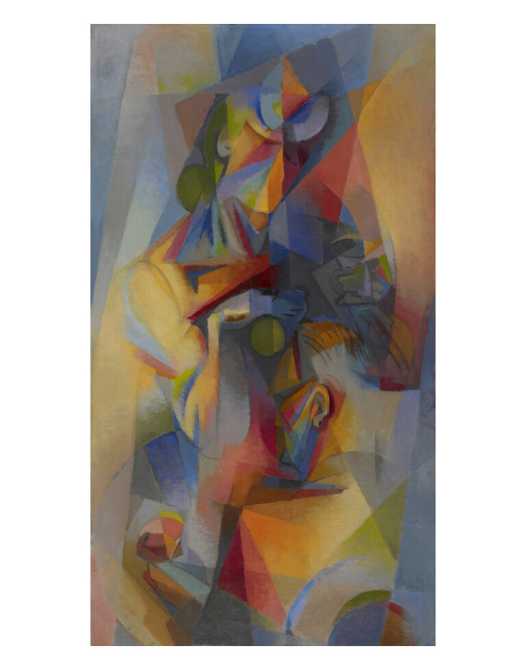 AU CAFÉ STANTON MACDONALD WRIGHT PRINT