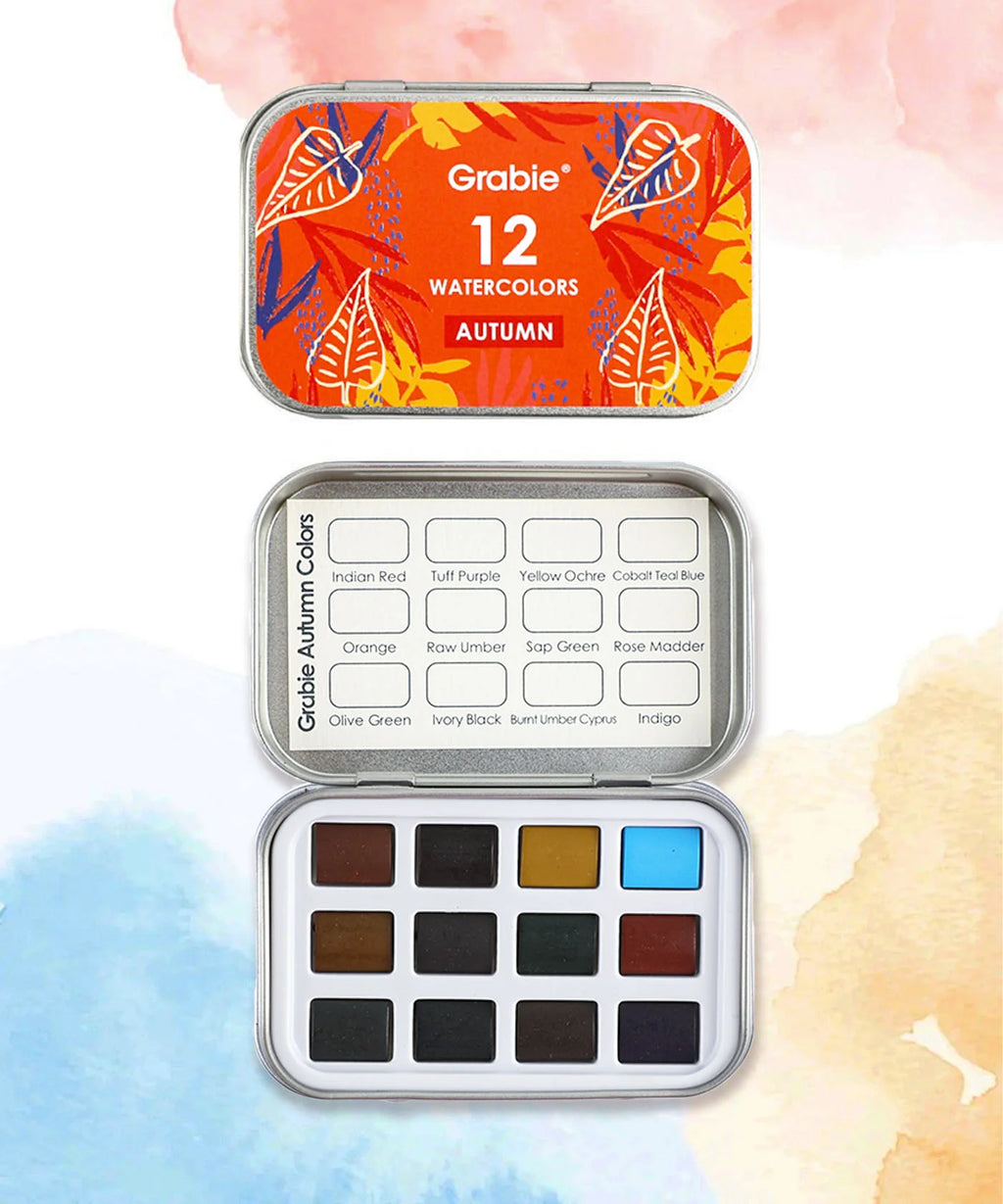 WATERCOLOR POCKET SET WITH BRUSH