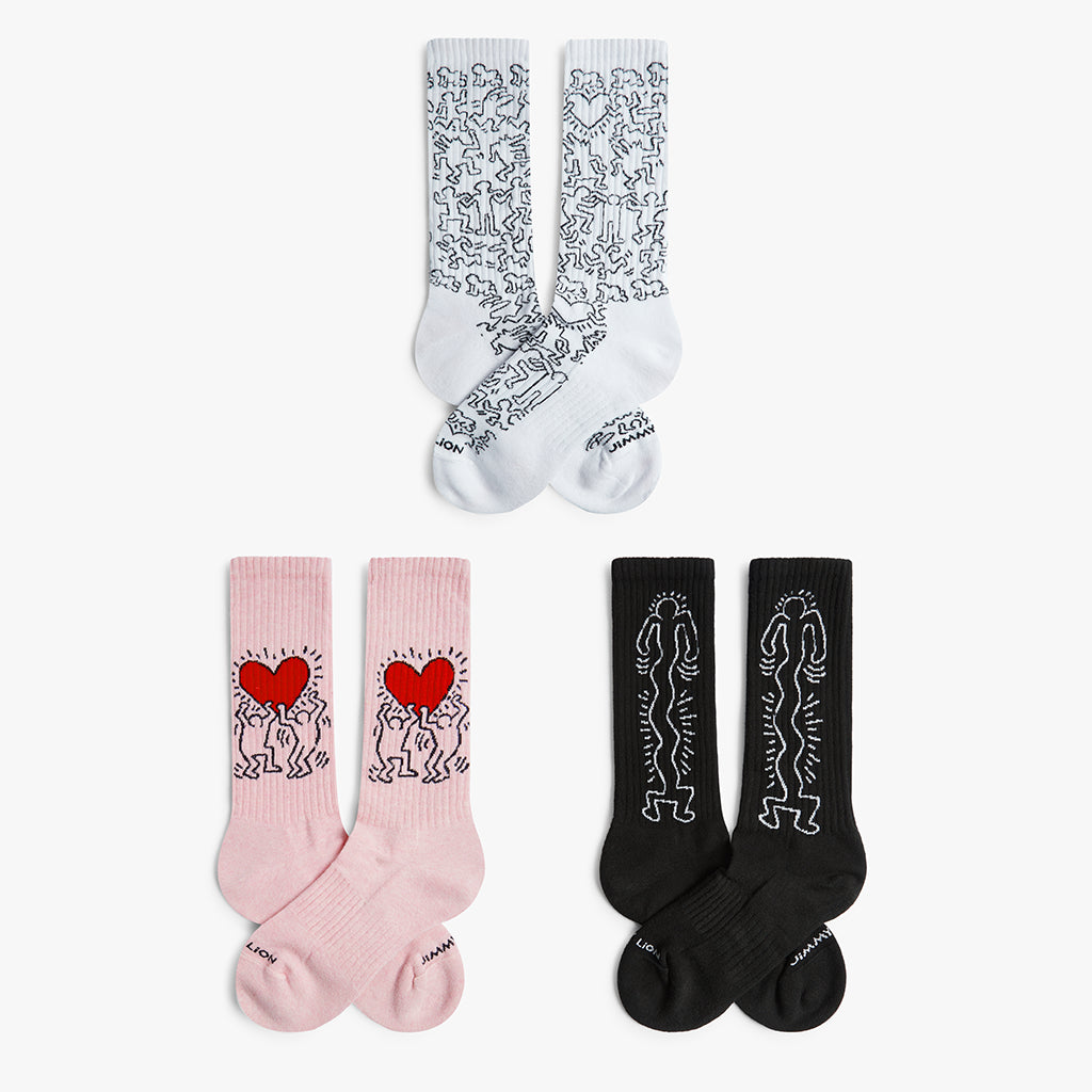 KEITH HARING SOCK PACK